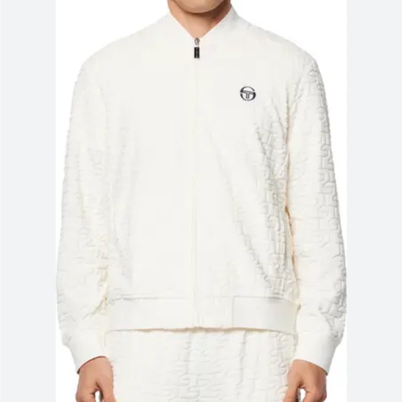 Sergio Tacchini Other - Sergio Tacchini Livata Logo Jacquard Cotton Blend‎ French Terry Cloth 3XL